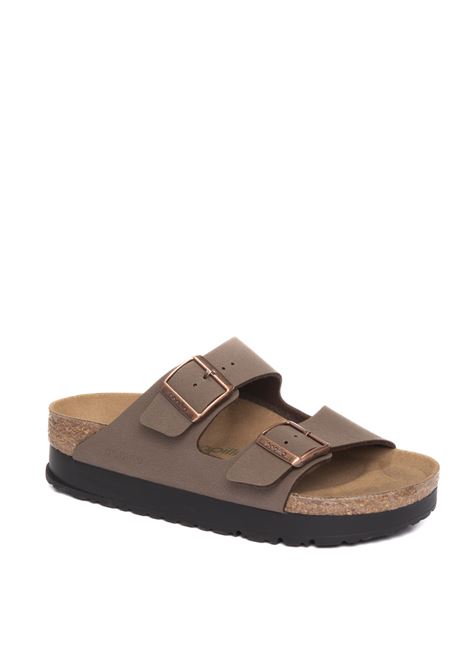 Mocca arizona platform sandal BIRKENSTOCK | ARIZONA PLATFORM1027417-MOCCA